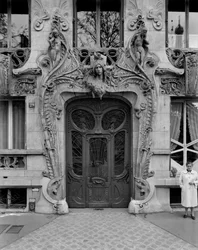 Entrance Door to the Apartments at 29 Avenue Rapp, Designed in 1901
